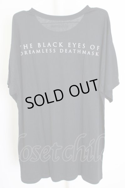 画像2: THE BLACK EYES OF DREAMLESS DEATHMASK / CAT Tシャツ M ブラック T-24-07-10-020-0-ts-YM-ZT (2)