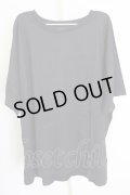 GLAM　ADDICTION / BIG カットソー　Tシャツ F ブラック T-24-07-10-025-0-ts-YM-ZT