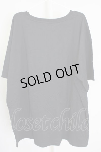 画像2: GLAM　ADDICTION / BIG カットソー　Tシャツ F ブラック T-24-07-10-025-0-ts-YM-ZT (2)