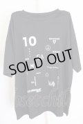 Moonage Devilment(清春) / Tシャツ.10TH ANNIVERSARY F ブラック T-24-07-10-026-Mo-ts-YM-ZT
