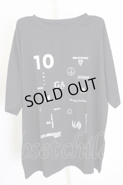画像1: Moonage Devilment(清春) / Tシャツ.10TH ANNIVERSARY F ブラック T-24-07-10-026-Mo-ts-YM-ZT (1)