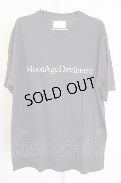画像1: Moonage Devilment（清春） / 【タグ付き】GLAM ADDICTION LIMITED　Tシャツ F ブラックｘシルバー T-24-07-10-031-0-ts-YM-ZT (1)
