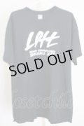 KIYOHARU / LOFT　Tシャツ「LIVE HOUSE NEVER DIE」 XL ブラック T-24-07-10-032-0-ts-YM-ZT