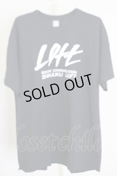 画像1: KIYOHARU / LOFT Tシャツ「LIVE HOUSE NEVER DIE」 XL ブラック T-24-07-10-032-0-ts-YM-ZT (1)