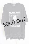 Moonage Devilment（清春） / Print Big　ガールTシャツ 46 ブラック T-24-07-10-034-0-ts-YM-ZT410