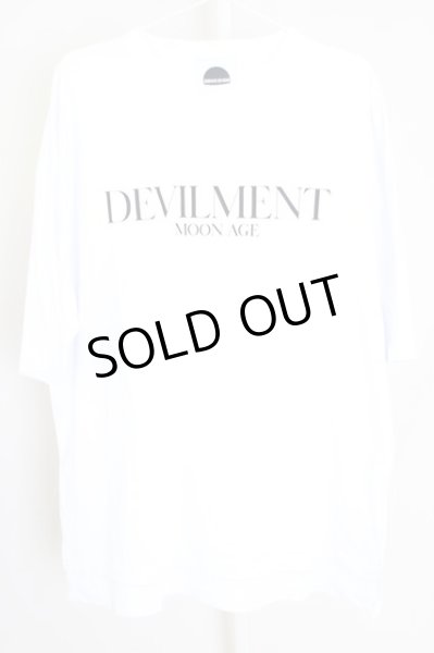 画像1: Moonage Devilment(清春) / F/PRINT OVER Tシャツ 46 ホワイト T-24-07-10-004-Mo-ts-YM-ZT406 (1)