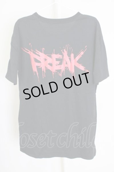 画像2: Moonage Devilment（清春） / FREAKレディTシャツ 44 ブラック T-24-07-10-035-0-ts-YM-ZT (2)