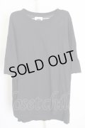 Moonage Devilment（清春） / Embroidery Over　Tシャツ 46 ブラック T-24-07-10-036-0-ts-YM-ZT066