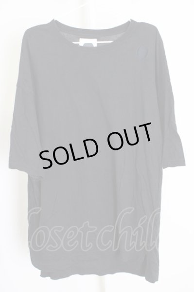 画像1: Moonage Devilment（清春） / Embroidery Over　Tシャツ 46 ブラック T-24-07-10-036-0-ts-YM-ZT066 (1)