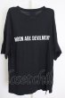 画像2: Moonage Devilment（清春） / Embroidery Over　Tシャツ 46 ブラック T-24-07-10-036-0-ts-YM-ZT066 (2)