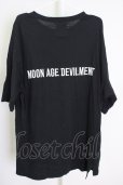 画像2: Moonage Devilment（清春） / Embroidery Over　Tシャツ 46 ブラック T-24-07-10-036-0-ts-YM-ZT066 (2)