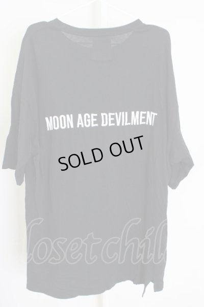 画像2: Moonage Devilment（清春） / Embroidery Over　Tシャツ 46 ブラック T-24-07-10-036-0-ts-YM-ZT066