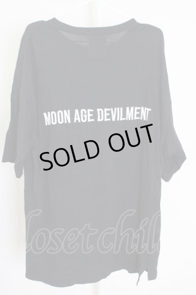 画像2: Moonage Devilment（清春） / Embroidery Over　Tシャツ 46 ブラック T-24-07-10-036-0-ts-YM-ZT066 (2)