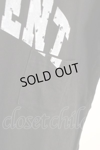 画像5: Moonage Devilment（清春） / ロゴポケットTシャツ 44 ブラック T-24-07-10-037-0-ts-YM-ZT (5)