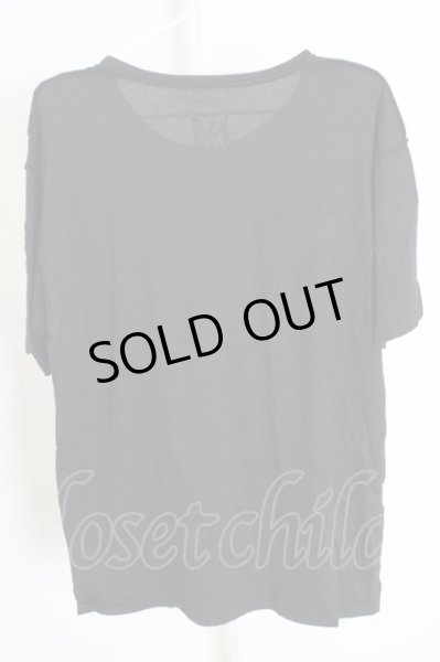 画像2: Moonage Devilment（清春） / WHITEプリントTシャツ 46 ブラック T-24-07-10-038-0-ts-YM-ZT410 (2)