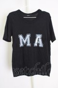 Moonage Devilment（清春） / MAポケットTシャツ 44 ブラック T-24-07-10-039-0-ts-YM-ZT129