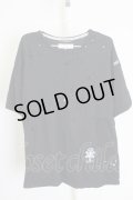 Moonage Devilment（清春） / PROPA9ANDAコラボ DISTORTION CARSH Tシャツ 44 ブラック T-24-07-10-041-0-to-YM-ZT129