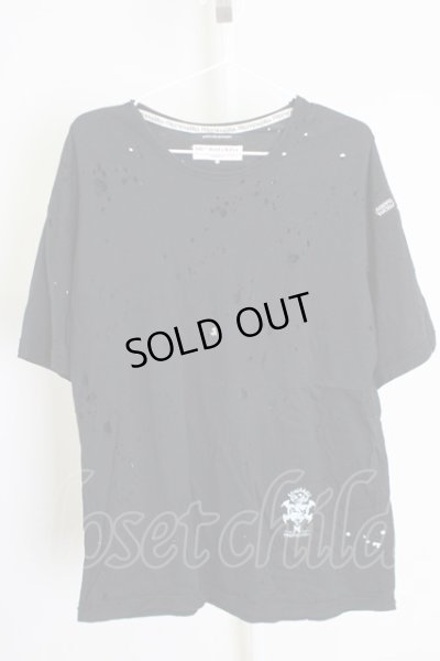 画像1: Moonage Devilment（清春） / PROPA9ANDAコラボ DISTORTION CARSH Tシャツ 44 ブラック T-24-07-10-041-0-to-YM-ZT129