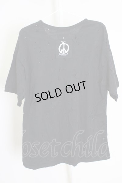 画像2: Moonage Devilment（清春） / PROPA9ANDAコラボ DISTORTION CARSH Tシャツ 44 ブラック T-24-07-10-041-0-to-YM-ZT129