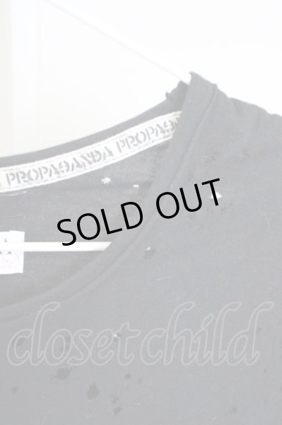 画像3: Moonage Devilment（清春） / PROPA9ANDAコラボ DISTORTION CARSH Tシャツ 44 ブラック T-24-07-10-041-0-to-YM-ZT129 (3)