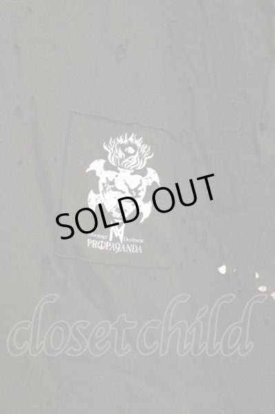 画像6: Moonage Devilment（清春） / PROPA9ANDAコラボ DISTORTION CARSH Tシャツ 44 ブラック T-24-07-10-041-0-to-YM-ZT129 (6)