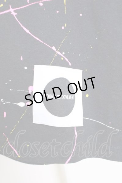 画像6: Moonage Devilment（清春） / ペインティングTシャツ  ブラック T-24-07-10-043-0-to-YM-ZT (6)