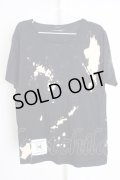 Moonage Devilment（清春） / ブリーチTシャツ  ブラック T-24-07-10-044-0-to-YM-ZT