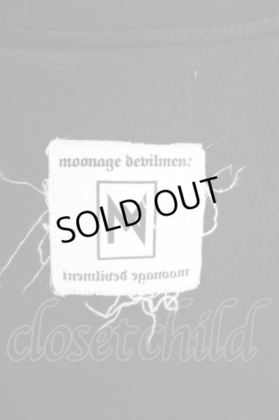 画像8: Moonage Devilment（清春） / OVER S/S　レディTシャツ 46 ブラック T-24-07-10-045-0-ts-YM-ZT (8)