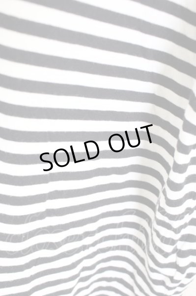 画像5: Moonage Devilment（清春） / ボーダーBIG Tシャツ 46 ブラックｘホワイト T-24-07-10-047-0-ts-YM-ZT (5)