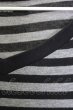 画像3: Moonage Devilment（清春） / VネックボーダーTシャツ 44 ブラックｘグレー T-24-07-10-048-0-ts-YM-ZT129 (3)
