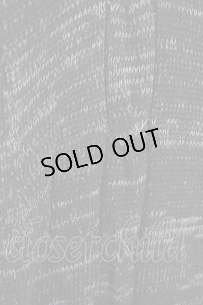 画像5: Moonage Devilment（清春） / ダメージニットTシャツ F ブラック T-24-07-10-049-0-ts-YM-ZT129 (5)