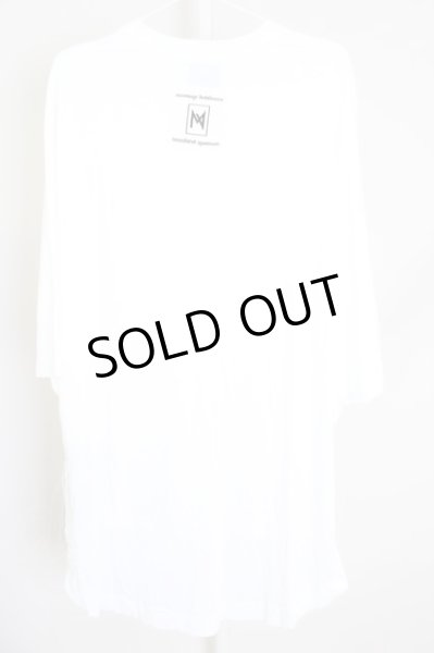 画像2: Moonage Devilment（清春） / コットンモダールドルマンスリーブラウンドオーバーTシャツ 44 ホワイト T-24-07-10-006-0-ts-YM-ZT406 (2)