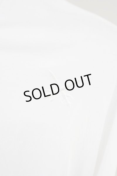 画像3: Moonage Devilment（清春） / コットンモダールドルマンスリーブラウンドオーバーTシャツ 44 ホワイト T-24-07-10-006-0-ts-YM-ZT406 (3)