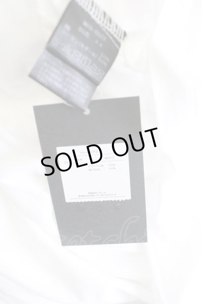 画像7: Moonage Devilment（清春） / コットンモダールドルマンスリーブラウンドオーバーTシャツ 44 ホワイト T-24-07-10-006-0-ts-YM-ZT406 (7)