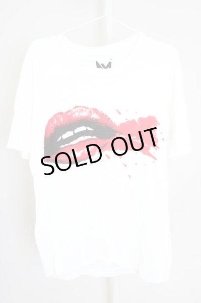 画像1: Moonage Devilment（清春） / RIP ポケットTシャツ 44 ホワイト T-24-07-10-011-0-ts-YM-ZT410 (1)