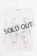 Moonage Devilment（清春） / レディーフェイスTシャツ 46 グレー T-24-07-10-014-0-to-YM-ZT
