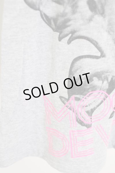 画像4: Moonage Devilment（清春） / レディーフェイスTシャツ 46 グレー T-24-07-10-014-0-to-YM-ZT (4)