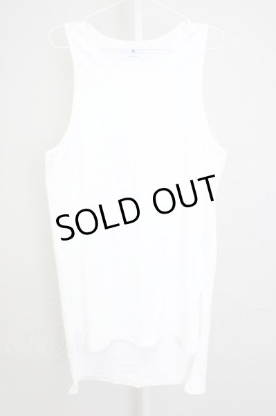 画像1: Moonage Devilment（清春） / コットンオーバーロングテール F ホワイト T-24-08-02-001-MO-ts-YM-ZT315 (1)