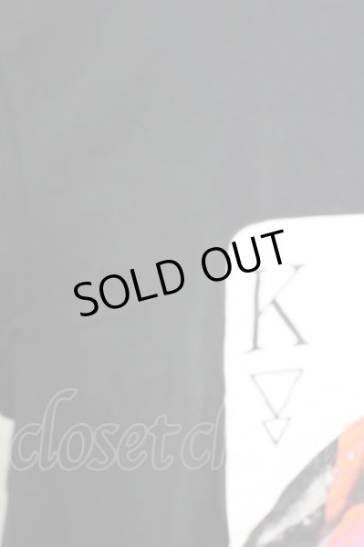 画像4: KMK(KINGLY MASK) / リップカードBIG Tシャツ F ブラック T-24-08-02-019-KM-ts-YM-ZT (4)