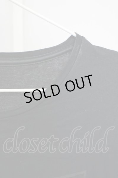 画像3: GalaabenD / 30/1シルケット天竺ロゴプリントオーバーサイズロングTシャツ m ブラック T-24-08-02-020-Ga-ts-YM-ZT (3)