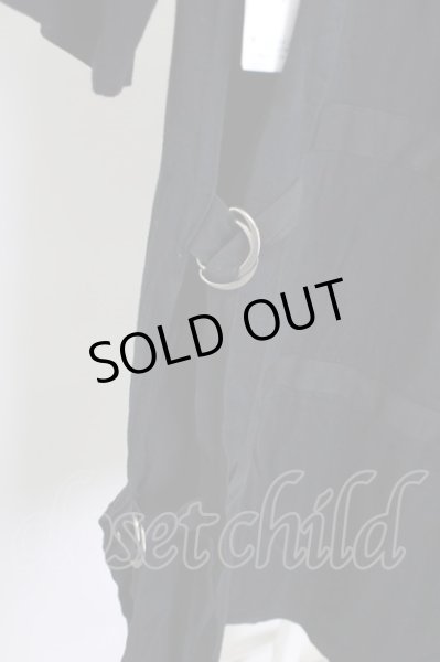 画像5: GalaabenD / 30/1シルケット天竺ロゴプリントオーバーサイズロングTシャツ m ブラック T-24-08-02-020-Ga-ts-YM-ZT (5)