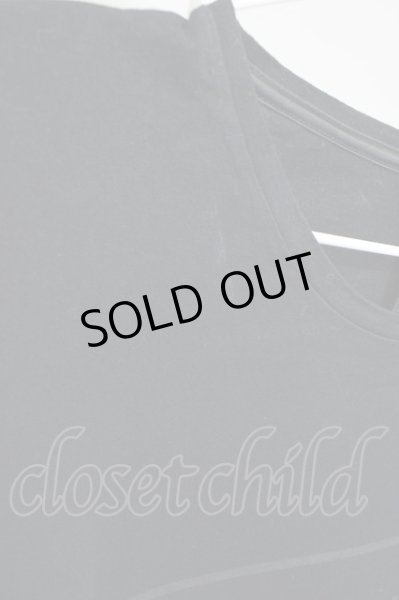 画像7: GalaabenD / 30/1シルケット天竺ロゴプリントオーバーサイズロングTシャツ m ブラック T-24-08-02-020-Ga-ts-YM-ZT (7)