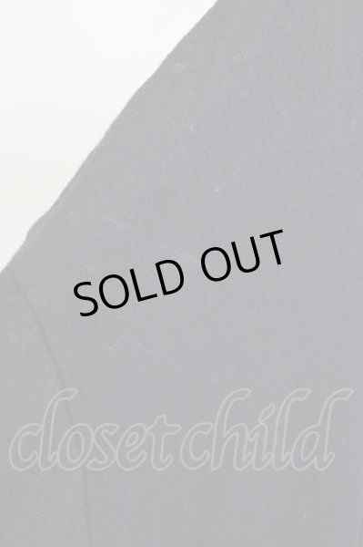 画像8: GalaabenD / 30/1シルケット天竺ロゴプリントオーバーサイズロングTシャツ m ブラック T-24-08-02-020-Ga-ts-YM-ZT (8)