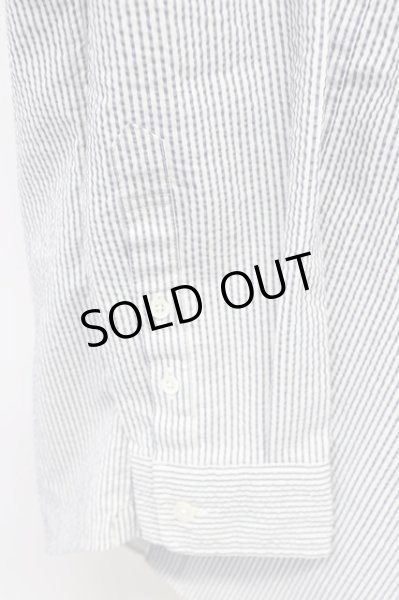 画像4: GOSTAR DE FUGA / シアサッカーシャツ'18SS 44 サックス T-24-08-02-021-GO-sh-YM-ZT (4)