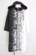 画像1: CIVARIZE / Foray 2nd 総柄デザイン5分袖’17SS 46 ブラックxホワイト T-24-08-02-027-CI-to-YM-ZT (1)