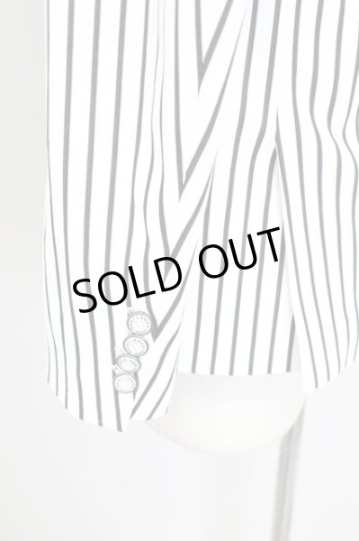 画像3: BUFFALO BOBS / COZZA_STRIPE【コッツアストライプ】ジャケット 2 ホワイト T-24-08-02-031-BU-ja-YM-ZT312 (3)