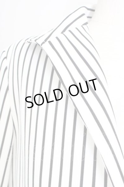 画像5: BUFFALO BOBS / COZZA_STRIPE【コッツアストライプ】ジャケット 2 ホワイト T-24-08-02-031-BU-ja-YM-ZT312 (5)