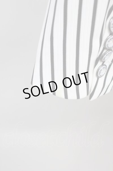 画像6: BUFFALO BOBS / COZZA_STRIPE【コッツアストライプ】ジャケット 2 ホワイト T-24-08-02-031-BU-ja-YM-ZT312 (6)