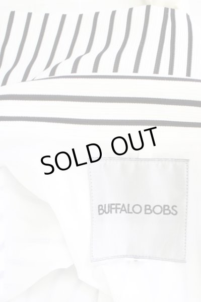 画像7: BUFFALO BOBS / COZZA_STRIPE【コッツアストライプ】ジャケット 2 ホワイト T-24-08-02-031-BU-ja-YM-ZT312 (7)