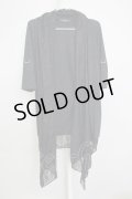 CIVARIZE / Morrow6分袖レイヤードトッパーロング 44 ブラック T-24-08-02-034-CI-to-YM-ZT311